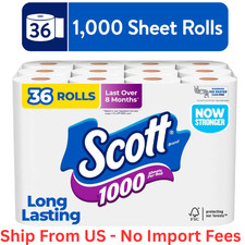 SALE! Scott 1000 Toilet Paper, 36 Rolls, 1000...