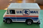 Vintage 1976 Hot Wheels Mattel US Mail Truck White Black Wall Tires
