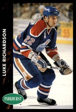 1991-92 Parkhurst Luke Richardson #274 Edmonton Oilers NHL Hockey