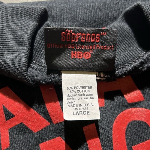 2002 Sopranos “ Bada Bing “ Promotional Sweatshirt Men’s Size Large Black - Picture 5 of 9