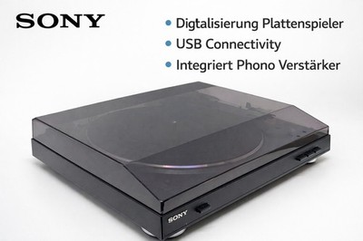 Sony PS-LX300 USB Digitalisierung Plattenspieler Vorverstärker Vinyl Turntable