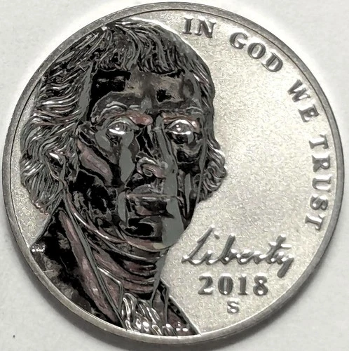 2018-S Jefferson Nickel Proof — photo from the most recent tracked eBay sale