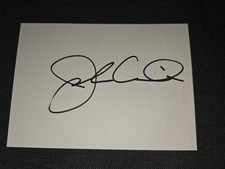 JOHN CUDIA signed autograph 3x4 blank In Person PHANTOM OF THE OPERA