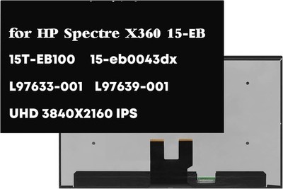 L97639-001 LCD Screen Assembly for HP Spectre X360 15-EB 15-EB1043DX Touch UHD