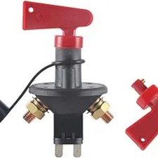 Battery Disconnect Isolator Master Switch 12V/24V 200A-500A 4 Terminals Model 1