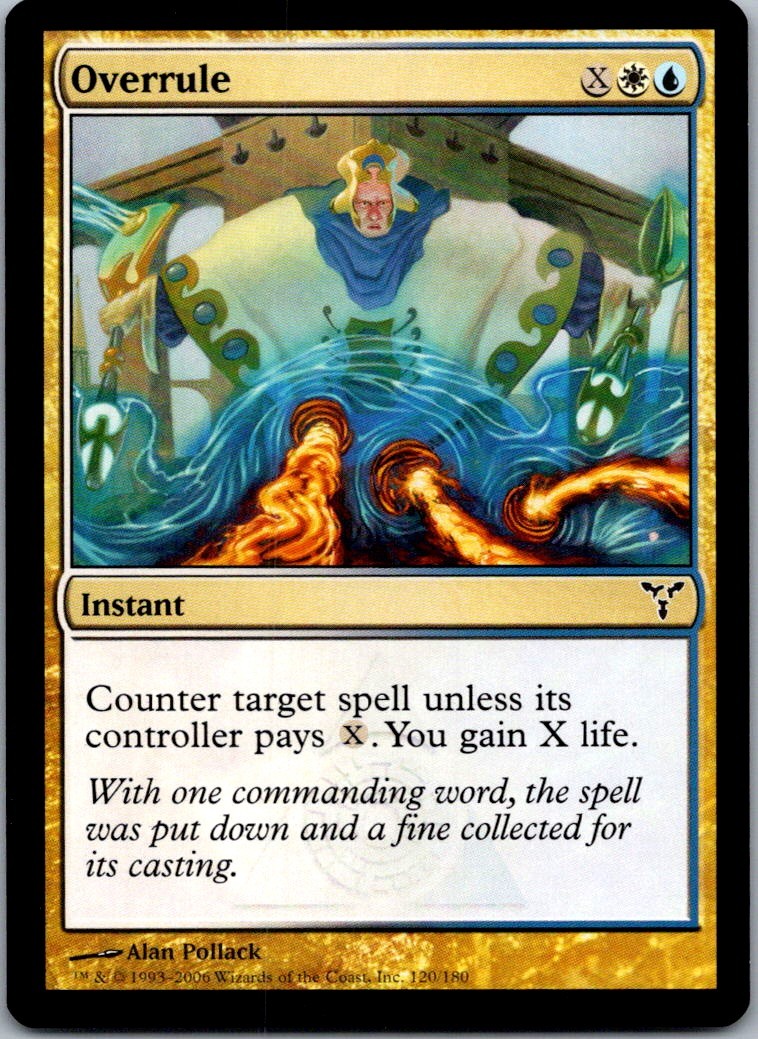 Overrule C DIS #120 NM MTG Magic