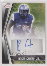 2022 SAGE Low Series Black Roger Carter Jr #A-RCJ Auto 00jj