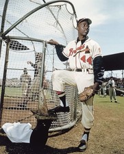 Milwaukee Braves Hank Aaron 8x10 Photo MLB Baseball Print
