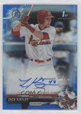 2017 Bowman Draft Chrome Pick Blue Refractor /150 Zach Kirtley #CDA-ZK Auto 0v09