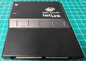 NetLink (Sega Saturn, 1996) Internet Modem Cartridge G2883 Tested/Working - RARE