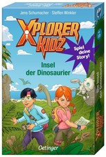 Xplorer Kidz, Insel der Dinosaurier, Kartenspiel, Adventure Rätsel-Spiel ab 9, E