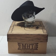 Mht Master Hatters Of Texas Cowboy Hat Western Black 3x Beaver Size 7 38 New Mht Master Hatters Of Texas Cowboy Hat Western Black 3x Beaver Size 7 38 New