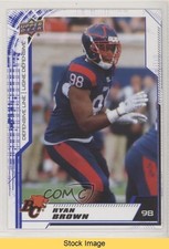 2020 Upper Deck CFL Blue Ryan Brown #47 READ r6v