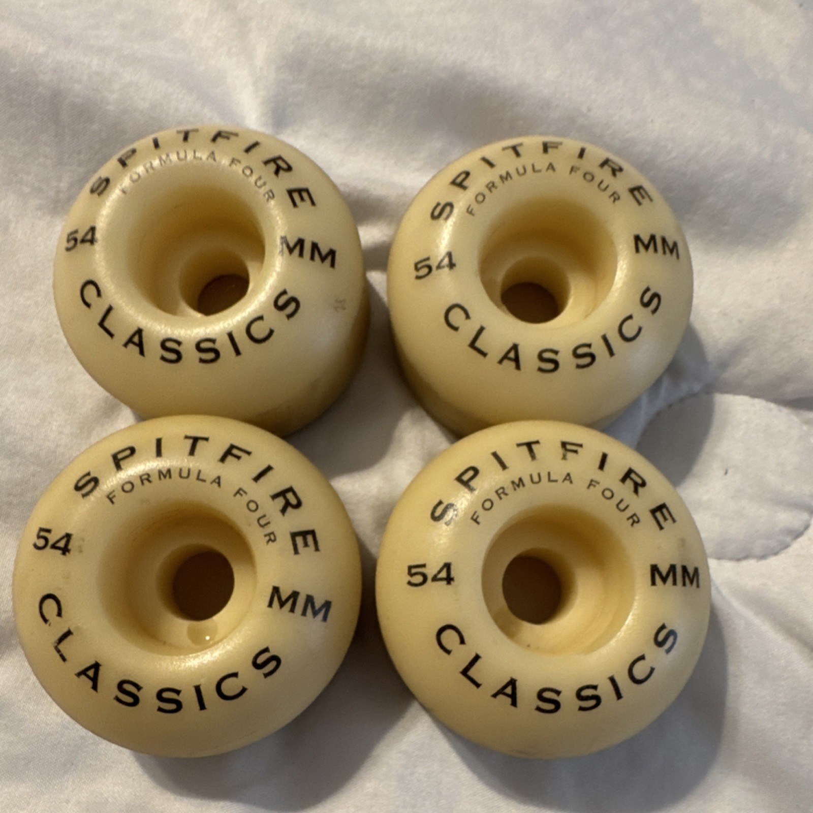 Spitfire Formula Four Classics 54mm Skateboard Wheels Set of 4 