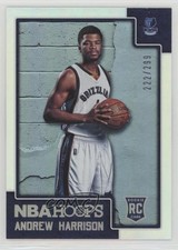 2015-16 Panini NBA Hoops Rookies Silver 222/299 Andrew Harrison #279 7n6