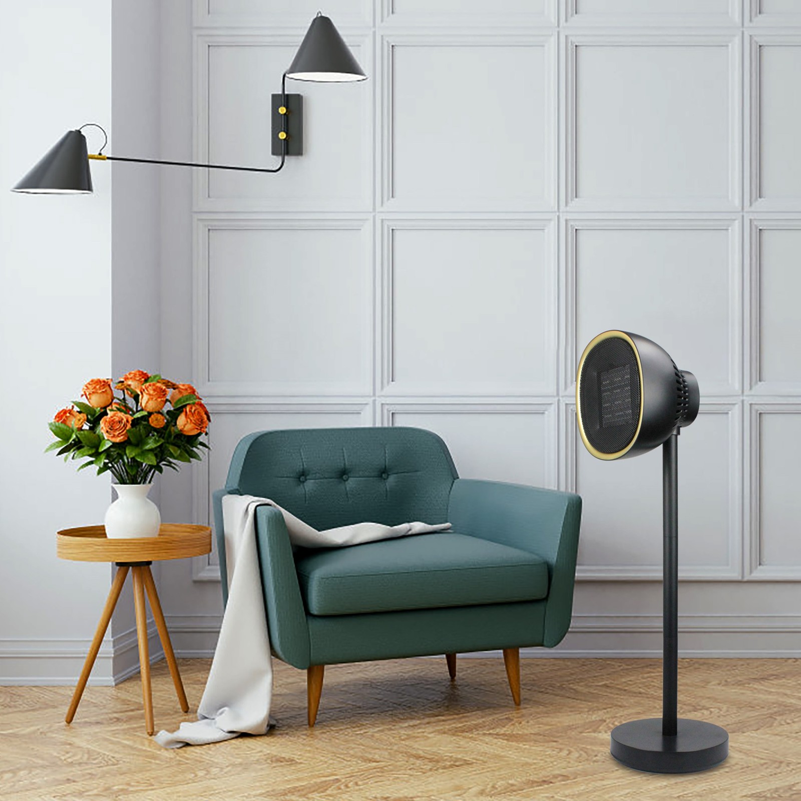 [New]Heater Fan，Desk&Floor Heater，PTC Ceramic Heater