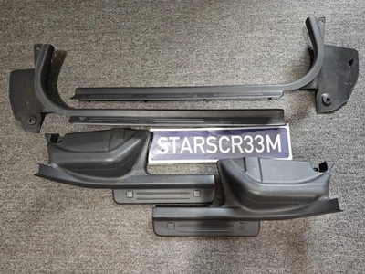 1993-2001 Subaru Impreza Door Sills Kick Panels Set Interior Trims Dark Gray - Image 1 of 4