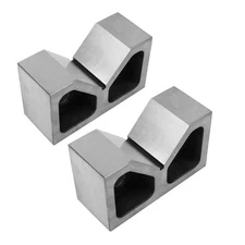 Cast Iron Pair 6'' x 2-1/2'' x 3-1/2'' × 3-1/8" 90 Degree Cast Iron V-Blocks