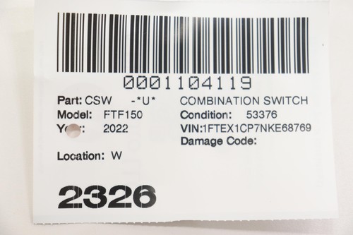 2021 - 2025 FORD F-150 STEERING COLUMN COMBINATION SWITCH OEM ML3T14B522AN - Picture 13 of 13