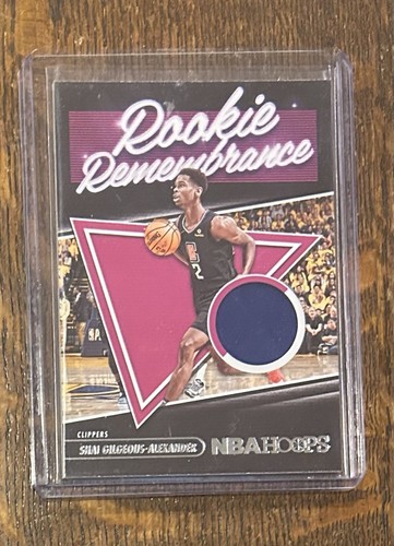2021-22 Panini Hoops Shai Gilgeous-Alexander Rookie Remembrance Jersey #RR-SGA