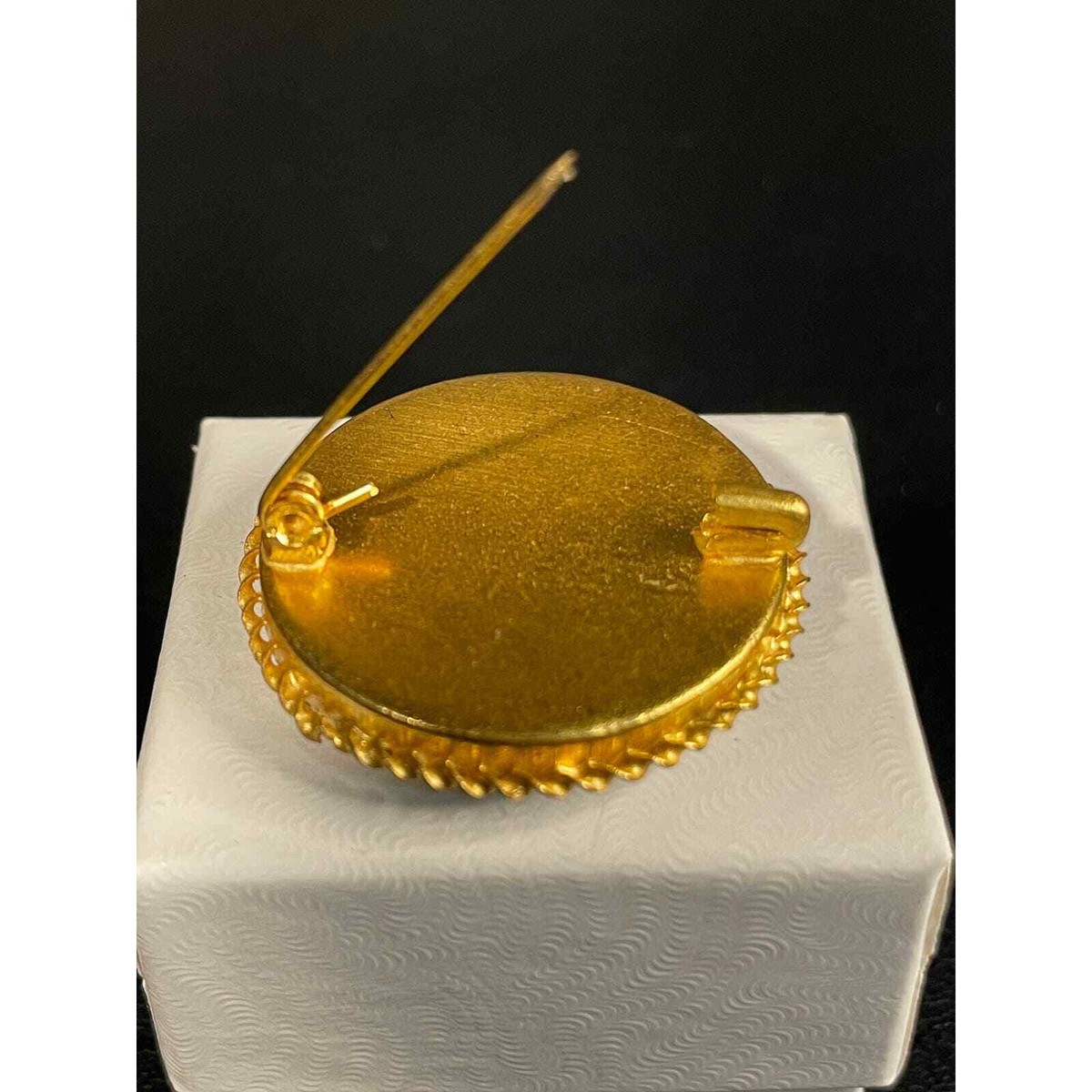 Vintage Micro Mosaic Round Brooch | eBay