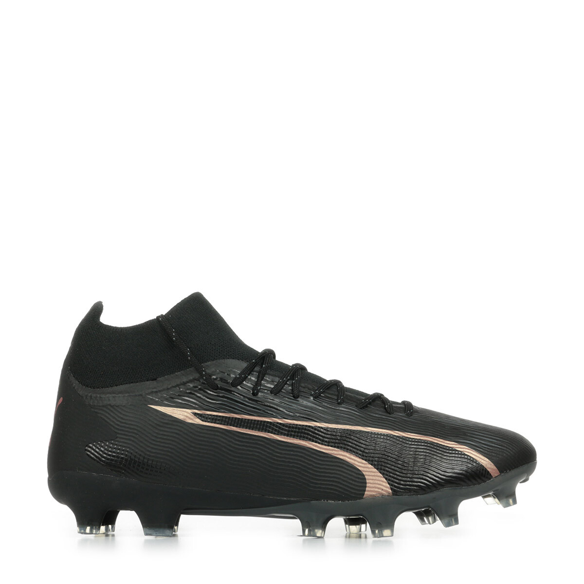 Crampons PUMA Ultra Pro FG/AG avec semelle multi-surfaces pour contrôle précis noir