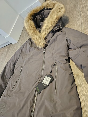 Brand New with Tags, Rudsak Women's Aurore Jacket Parka G/L Large Grey Color - Picture 2 of 7