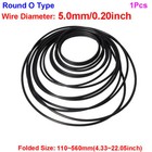 5mm Round O Type Rubber Drive Belt Tape for Cassette Player Recorder Turntable