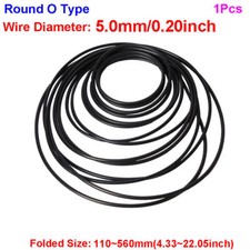 5mm Round O Type Rubber Drive Belt Tape for Cassette Player Recorder Turntable
