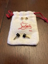 Christian Louboutin Heel Replacement & studs With White Dust Bag ( No shoes )