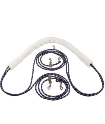 Pessoa-Trainingsseilgurt mit Flaschenzugsystem und Edelstahlkarabinern Equestro 