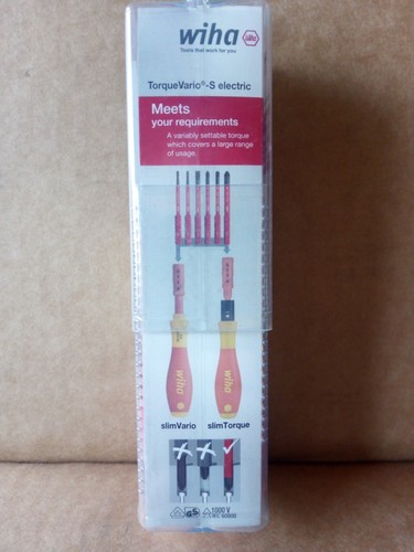 Wiha 5 Piece Torque VDE Insulated Terminal Screwdriver Set 38074 S Electric - Picture 2 of 3
