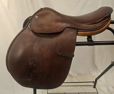 16.5" Anthill England CC/Hunt Seat  Saddle Used Vintage