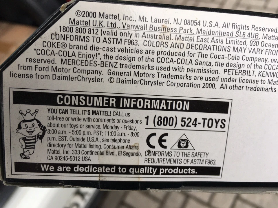 MATCHBOX 1:64 COCA-COLA KENWORTH T-2000 Nuovo E Sigillato - Immagine 4 di 4