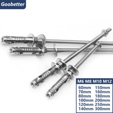Thread Rod Expanding Bolts Sleeve Anchor Concrete Through Bolt M6 M8 M10 M12