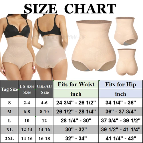 Damen Bauchkontrolle hochtaillierte Shapershorts Gürtel Shapewear nahtloses Höschen - Bild 15 von 28