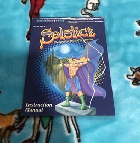 Videogioco Nintendo NES Solstice: The Quest for the Staff of Demons con manuale