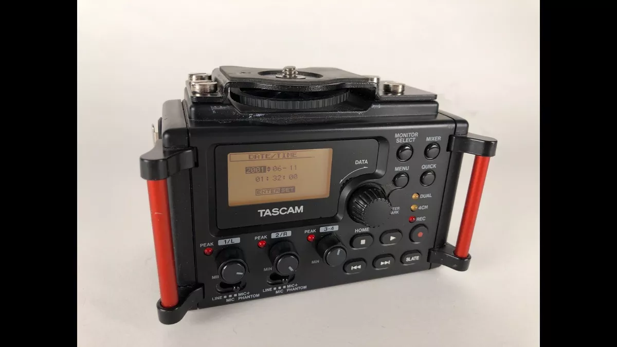 TASCAM DR-60DMK2 Digital SLR Camera Audio Recorder - Black