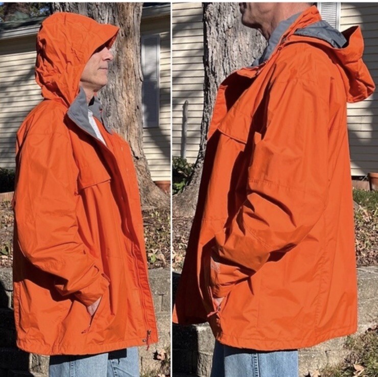 Columbia Omni-Tech Interchange 3-in-1 Orange Shell Jacket! EUC! | eBay