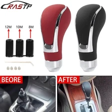 Universal Leather Automatic Car Shift Knob Manual Gear Stick Shifter Lever