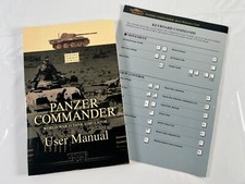 Panzer Commander: World War II Tank Simulator - USER MANUAL, REFERENCE CARD Only