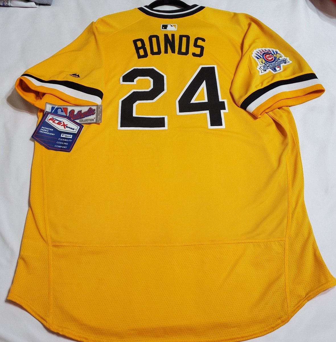 Pittsburgh Pirates Majestic ユニフォーム M/M Men's Pittsburgh Pirates Majestic Alternate Gold Flex Base