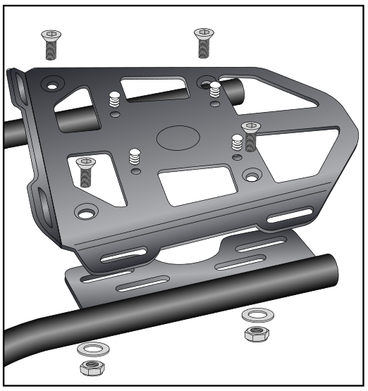 Honda CBR250R (From 2011) Minirack Soft Luggage Rear Rack BY HEPCO AND