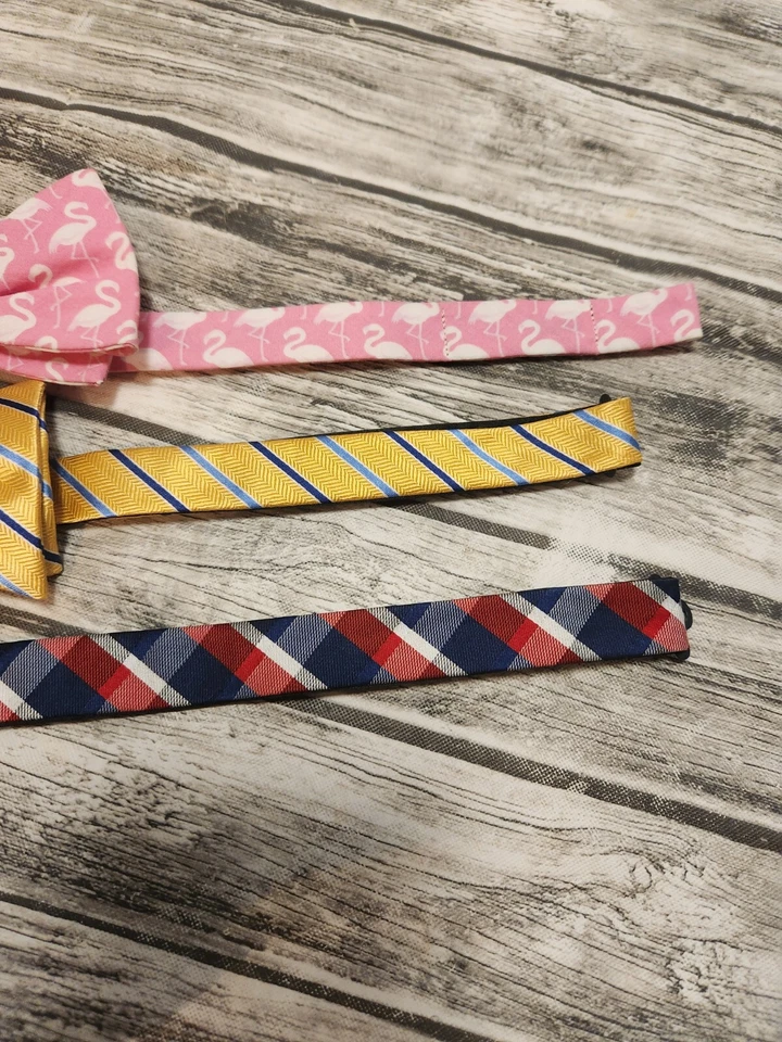 Lote de 3 pajaritas preppy (3 pre atadas) - muy bonitas Foto 4 de 4