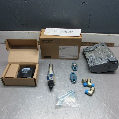 NEW! Parker S8F , Solenoid Valve , COMPLETE KIT! , 1/2''/ 27 Bar /400 Psig/120V!