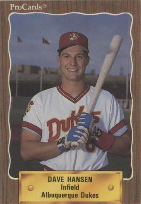 1990 ProCards Minor League - Dave Hansen #350 - 1 of 1