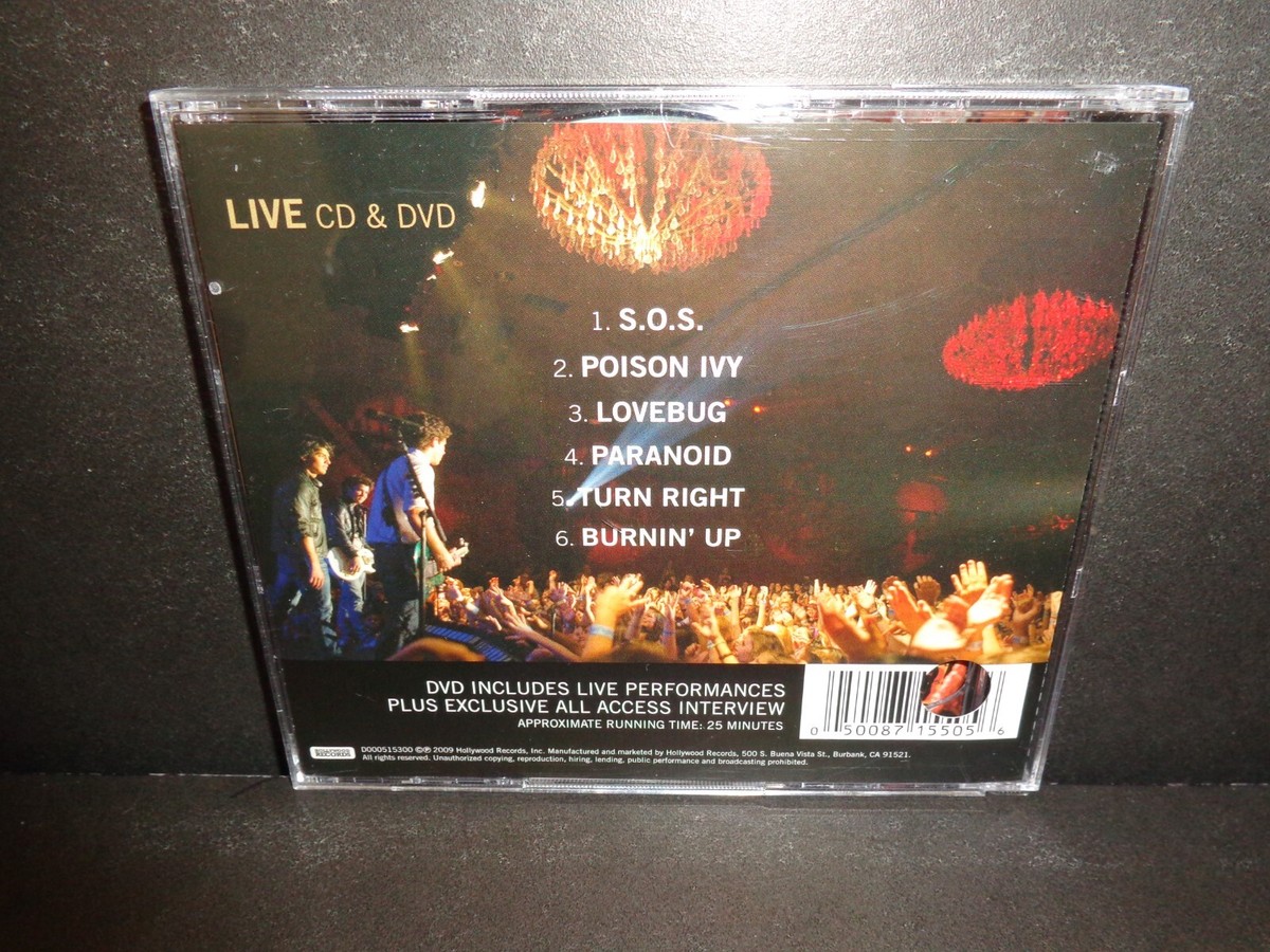 SOUNDCHECK by JONAS BROTHERS-Rare Collectible WALMART LIVE CD