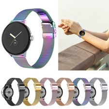 Milanese Band Metal Stainless Steel Buckle Strap For Google Pixel Watch 1 2 Band