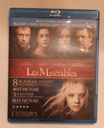Les Miserables (Deluxe Edition) complete with blu-ray, DVD, photos, book & case - Picture 4 of 5