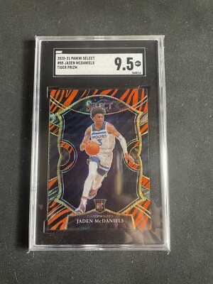 【レア期間限定出品・3/5 RC ジャーナン】Jaden Mcdaniels 2020-2021 Jaden McDaniels Select Tiger SSP Rookie RC Timberwolves